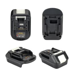 DM18M Battery Adapter for Makita 18V Tools Convert for Dewalt 20V Battery & Milwaukee M18 18V Battery to Makita 18V Battery
