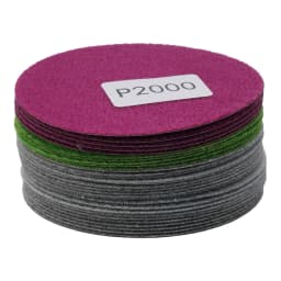 30pcs Water/Dry Sanding Paper 3inch 75mm Hook & Loop Sanding Disc 800 1000 1200 1500 2000 3000 Grit Sand Paper Abrasive Tools