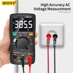 ZOYI Digital Multimeter ZT-98/100/101/102/102A Auto Ranging 6000 Counts AC/DC Ammeter Voltmeter Ohm Hz True RMS Tester Portable