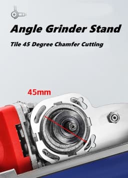 Angle Grinder Stand for Tile 45 Degree Chamfer Cutting 45° Angle Tile Chamfering Tool for Cutting for Cutting Tile Ceramic Stone