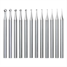 Hot sale 12Pcs Round Shape Ball Burr Set - 3/32Inch Shank Jewelry Making Burs Round Ball Shape Engraving Bits