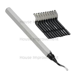 Deburring Tool Metal Handle with 11 High-Speed Steel Blades 360 Degree Rotary Head BS1010 BS1012 BS1018 BK3010 BS3010 Deburring
