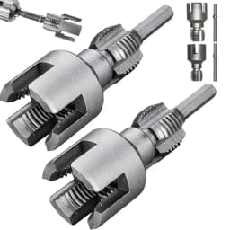 Pipe Thread Cutting Tool Integrated Internal & External Pipe Threading Tool Electric Drill Compatible PVC Pipe Threader Kit