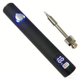 1pcs DIY Battery, LED 510 Thread Battery, 500mAh Cart Pen Adjustable Voltage Portable Electric Soldering Iron Welding