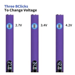 1pcs DIY Battery, LED 510 Thread Battery, 500mAh Cart Pen Adjustable Voltage Portable Electric Soldering Iron Welding