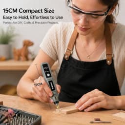 Vakee 16000RPM Rotary Tool, 3.7V USB Rechargeable Mini Grinder Pen, Portable Electric Tool for DIY Craft, Jewelry Makin