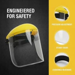 Full Face Mesh Protection Helmet for Safety While Using Garden Grass Trimmer Weed Wacker