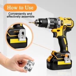 2PCS Electric Drill Belt Clip Hooks For DeWalt 20V Drill Driver N268241 N169778 DCD980 Hammer Impact Wrench Accessories