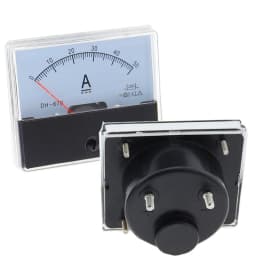 Anlog Amp Meter DH-670 DC Ammeter Gauge Current Meter Panel Ampere Meter Current Tester dc amp meter DC1A2A3A5A1015A2030A50A100A