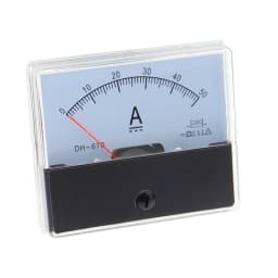 Anlog Amp Meter DH-670 DC Ammeter Gauge Current Meter Panel Ampere Meter Current Tester dc amp meter DC1A2A3A5A1015A2030A50A100A