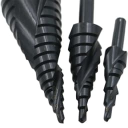 4-12 4-20 4-32MM HSS Cobalt Step Drill Bit Set Nitrogen Spiral for Metal Cone Hole Bit Opener Spiral Cobalt Step Drill Bit