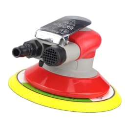 HIFESON 5/6 inch Pneumatic Air Orbital Sander 125/150mm Air Sanding Machine Polisher Air Tool Car Woodworking Metal Polishing