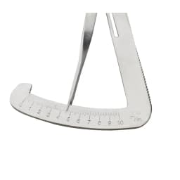 1pc Degree Gauge Measures From 0-10 Mm Dental Lab Caliper Wax Metal Dental Crown Gauge Caliper Surgical Instruments