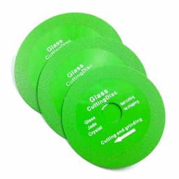 100/115/125mm Glass Cutting Blade Ceramic Tile Jade Crystal Wine Bottle Grinding Diamond Ultra-Thin Saw Blade Glass Cutting Blad