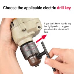 Electric Hand Drill Chuck Wrench Tool 0.3-4mm 0.6-6mm 1.5-10mm 1.5-13mm 3-16mm 5-20mm Drill Chuck Keys Lathe Accessories