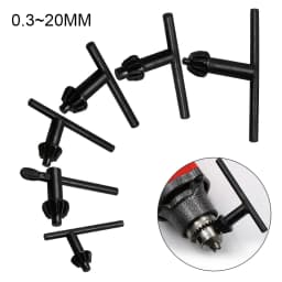 Electric Hand Drill Chuck Wrench Tool 0.3-4mm 0.6-6mm 1.5-10mm 1.5-13mm 3-16mm 5-20mm Drill Chuck Keys Lathe Accessories