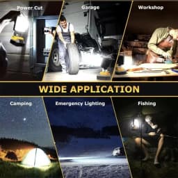 LED Work Light Spotlight with 2 USB Charging Port for Makita 18V Li-ion Battery Electric Torch Light for Camping Outdoor