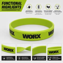 WORX sports wristband tool decoration couple basketball sports wristband fitness rubber wristband