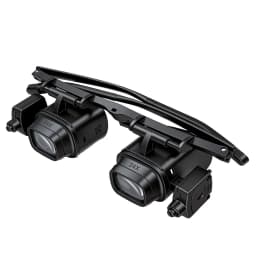 2X-24X LED Headband Magnifier Dual Eye Glasses Loupe For Watchmaker Jeweler Repair Soldering Phone Electronic Components