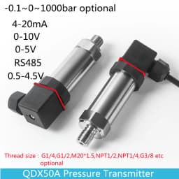 4-20mA 0.5-4.5V Pressure Sensor, 0.1bar/10bar/145psi Gauge, 24V Supply, G1/4' Pressure 0.2bar 1 Bar 20 Bar 50 Bar 100bar 150bar