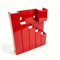 6-Grid Wall Mount Cable Tie Organizer 1Pc, Multipurpose Storage Rack for Garage Shed Workshop Tool Cart Shelf