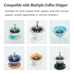 High Quality Coffee Filter Tool, Pour Over Assistant, Home Coffee Accessory, Filter Paper Holder, for Coffee Grounds Filtration