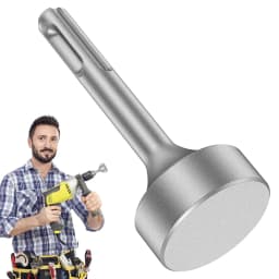 85mm Heavy Duty - Forged Steel Drill Bit Hammer Attachment Ground Rod Driver For Grounding Rods Fence Installation Wear Bits