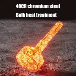 85mm Heavy Duty - Forged Steel Drill Bit Hammer Attachment Ground Rod Driver For Grounding Rods Fence Installation Wear Bits