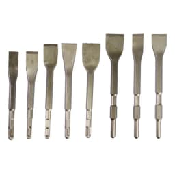 1PC Chisel Bits Square/Round Handle Shank Carbon Steel Point Groove Gouge Flat Chisel Drill Bit For Concrete Brick Wall Drilling