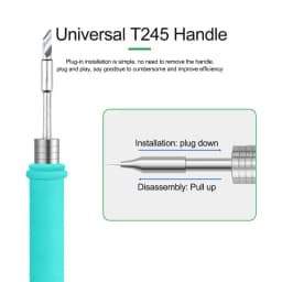 RELIFE RL-T245 Tips Universal C245 Soldering Iron Tip Compatible For Xsoldering Sugon Soldering Station GVM Aixun Handle