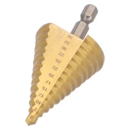 5-35MM HSS Titanium Core Step Drill Tool Spiral Grooved Drill 13 Steps Multiple Hole Cone Drill Bits Wood Cutter Cone Fast Drill