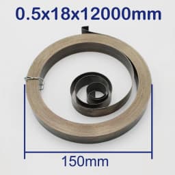 Flat Spiral Coil Constant Force Springs Various Sizes