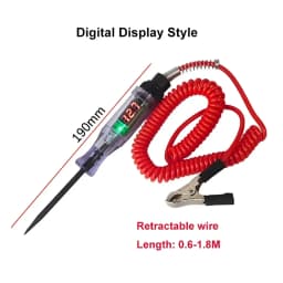 High Quality Auto Circuit Tester Truck Voltage Tester Circuit DC 6V 12V 24V Auto Diagnostic Probe Test Pen Car Tools