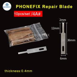 10pcs Wood Paper Cutter Pen Knife Carving Knife IC Chips Remover for Phone Motherboard Repair Pry Opening Thin Blades Set