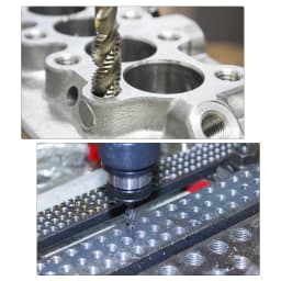 Uxcell HSS Spiral Flute Screw Threading Taps Drill Set Tools Metric M2 M2.5 M3 M4 M6 M8 M10 Coated Machine Thread Tap Nitriding