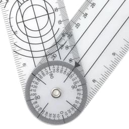0-140mm 360 Degree Goniometer Angle Medical Spinal Angle Ruler Angle Inclinometer Ruler Protractor Angle finder Measuring Tool