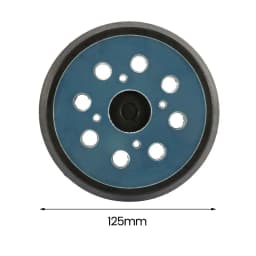 5 Inch 8 Holes 125mm Hook Loop Sanding Backing Pad Electric Orbital Sander Disk Discs Porter Cable Backup Stick On Pad