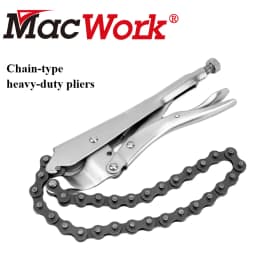 9 inch Chain Clamp Pliers Locking Grip Wrench Pipe Wrench Compound Leverage Function