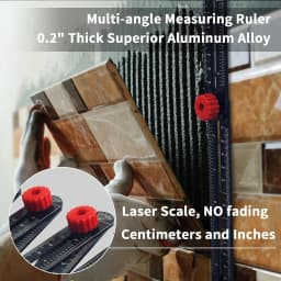12/9/6 fold Aluminum Alloy Multi Angle Ruler Finder Measure Ruler Woodworking Construction Tool For Craftsmen Locator Guide
