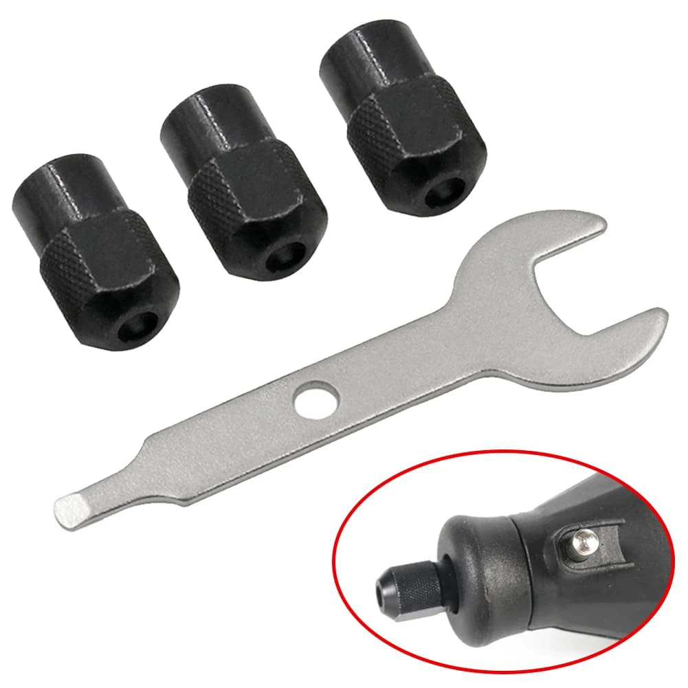1 Set Drill Chuck Dremel Accessories Rotary Tools Chuck Nut Power Tool Accessories Zinc-Alloy Nuts M8 0.75mm Abrasive Tool Parts