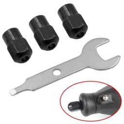 1 Set Drill Chuck Dremel Accessories Rotary Tools Chuck Nut Power Tool Accessories Zinc-Alloy Nuts M8 0.75mm Abrasive Tool Parts