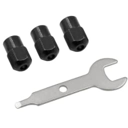 1 Set Drill Chuck Dremel Accessories Rotary Tools Chuck Nut Power Tool Accessories Zinc-Alloy Nuts M8 0.75mm Abrasive Tool Parts