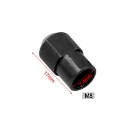 1 Set Drill Chuck Dremel Accessories Rotary Tools Chuck Nut Power Tool Accessories Zinc-Alloy Nuts M8 0.75mm Abrasive Tool Parts