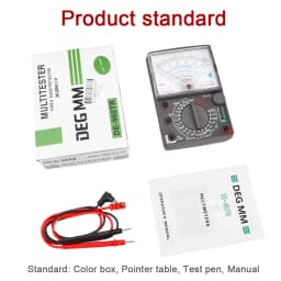 DE-960TR Pointer Mechanical Analog Multimeter Multi-Function AC DC Volt Ohm Current Electrician Maintenance Universal Test Meter