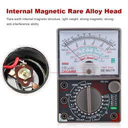 DE-960TR Pointer Mechanical Analog Multimeter Multi-Function AC DC Volt Ohm Current Electrician Maintenance Universal Test Meter