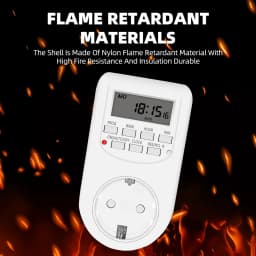 Digital Timer Switch Electronic 12/24 Hour Weekly Programmable Timing Socket EU UK US Plug Outlet Kitchen Appliance Time Control