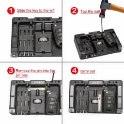 Original HUK Key Fixing Tool Flip Key Vice Of Flip-key Pin Remover for Locksmith Tools With Four Pins