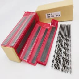 10/20pcs Extended Drill Bit HSS Mini Straight Shank Spiral Drill Bit 0.5-3.2mm, Extended Drill Bit 60/80/100/120mm