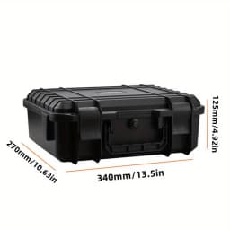 1pc Waterproof Hard Carry Case Bag Tool Case With Pre-cut Sponge Storage Box Safety Protector Organizer Hardware Toolbox