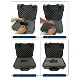 1pc Waterproof Hard Carry Case Bag Tool Case With Pre-cut Sponge Storage Box Safety Protector Organizer Hardware Toolbox